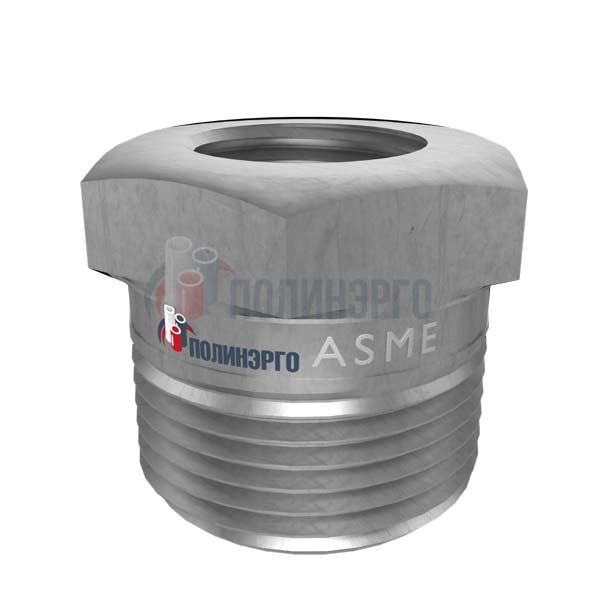 Каталог Втулка шестигранная (футорка) 1 1/2"х3/4" F-M NPT ASME B16.11