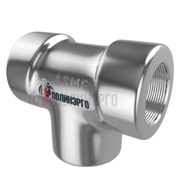 Каталог Тройник резьбовой нержавеющий 1/2" CL2000 NPT-F ASME B16.11