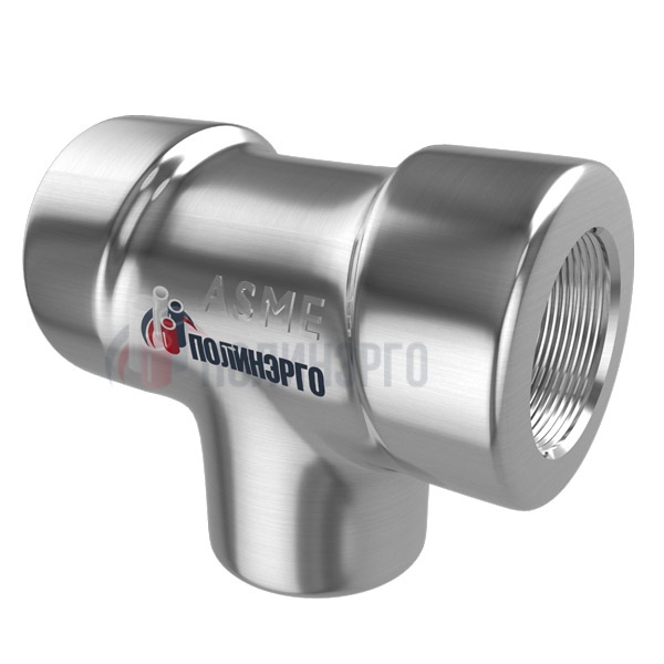 Каталог Тройник переходной резьбовой нержавеющий 1/2"х1/4" CL3000 NPT-F ASME B16.11