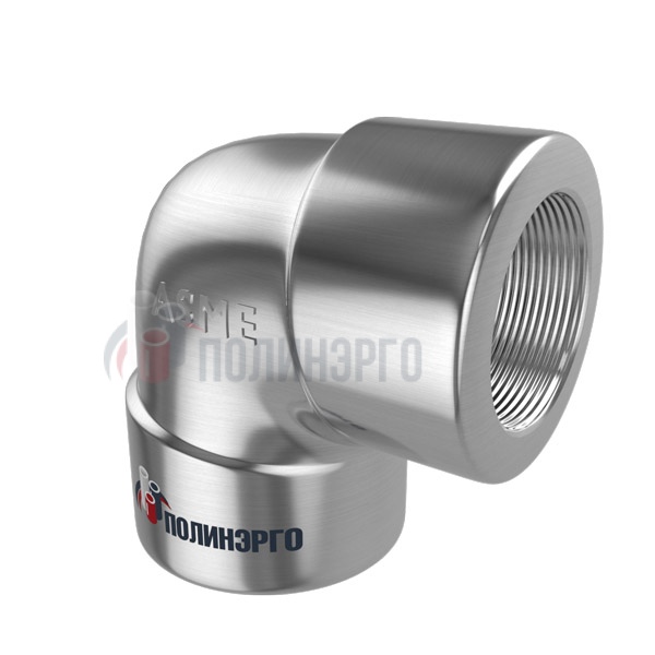 Каталог Отвод резьбовой нержавеющий 90° 1/8" CL3000 NPT-F ASME B16.11