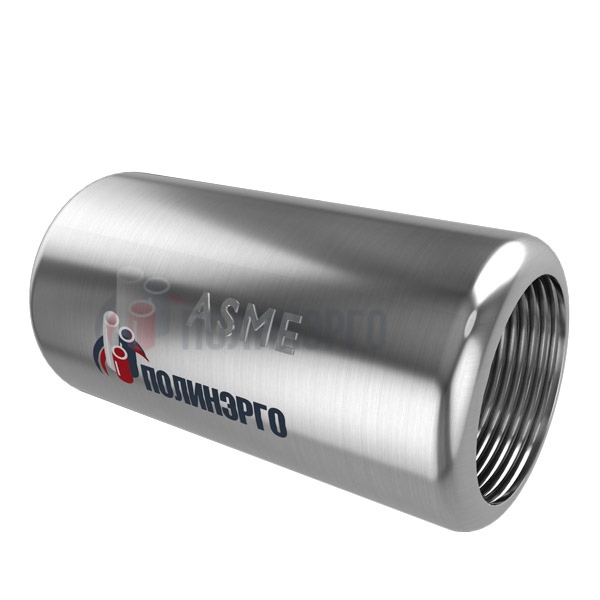 Каталог Муфта резьбовая нержавеющая 1/2" CL3000 NPT-F ASME B16.11